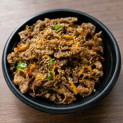 毛和牛の焼肉丼