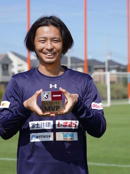 小島幹敏 選手 「明治安田Jリーグ KONAMI月間MVP」9月度(J3) 受賞のお知らせ
 (1)